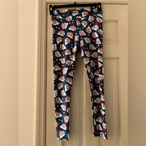 Luluaroe Printed Leggings Soft Lot One Size 13 Seasonal / Holiday - Picture 5 of 14